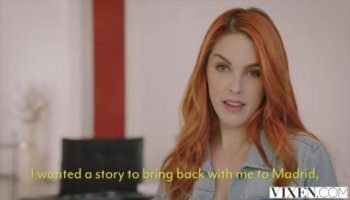 Offering her a glass